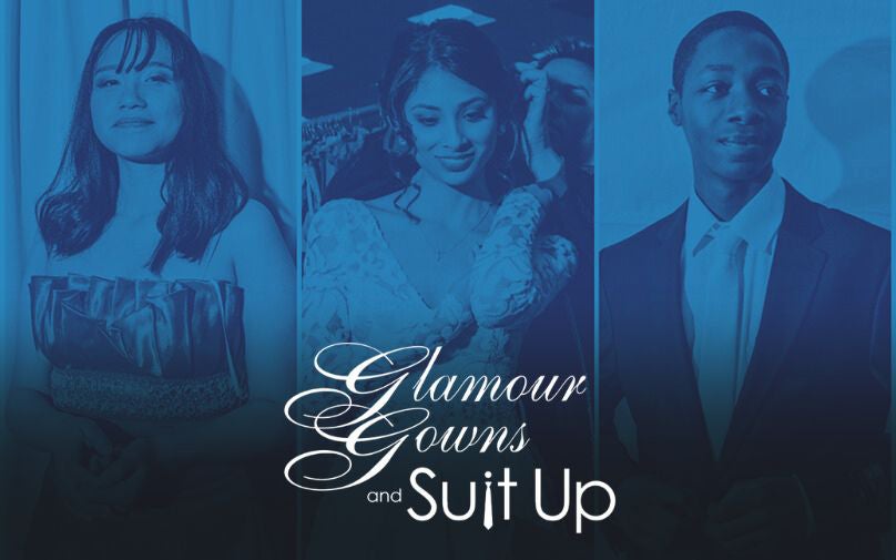 Glamour Gowns and Suit Up